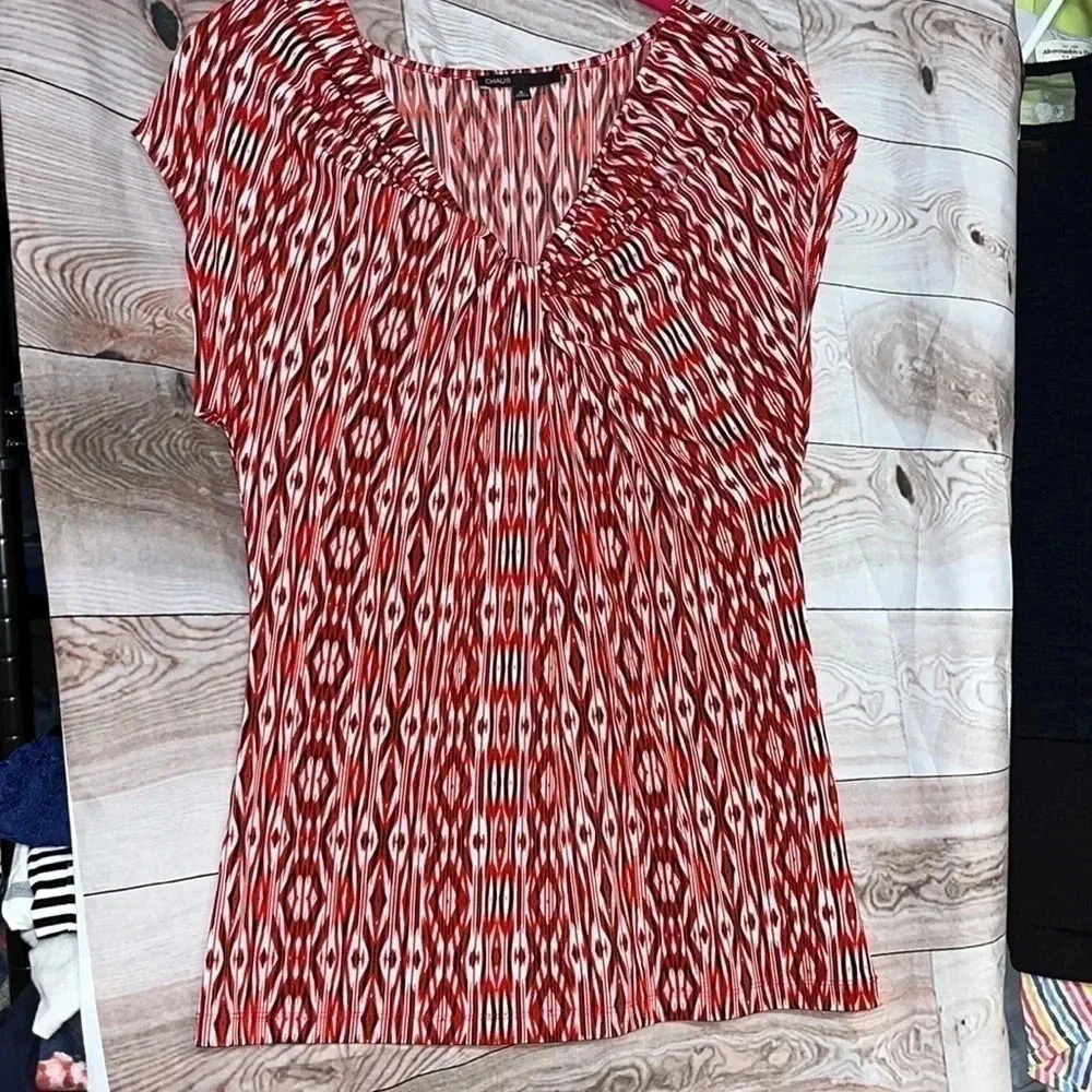 CHAUS woman’s blouse size small